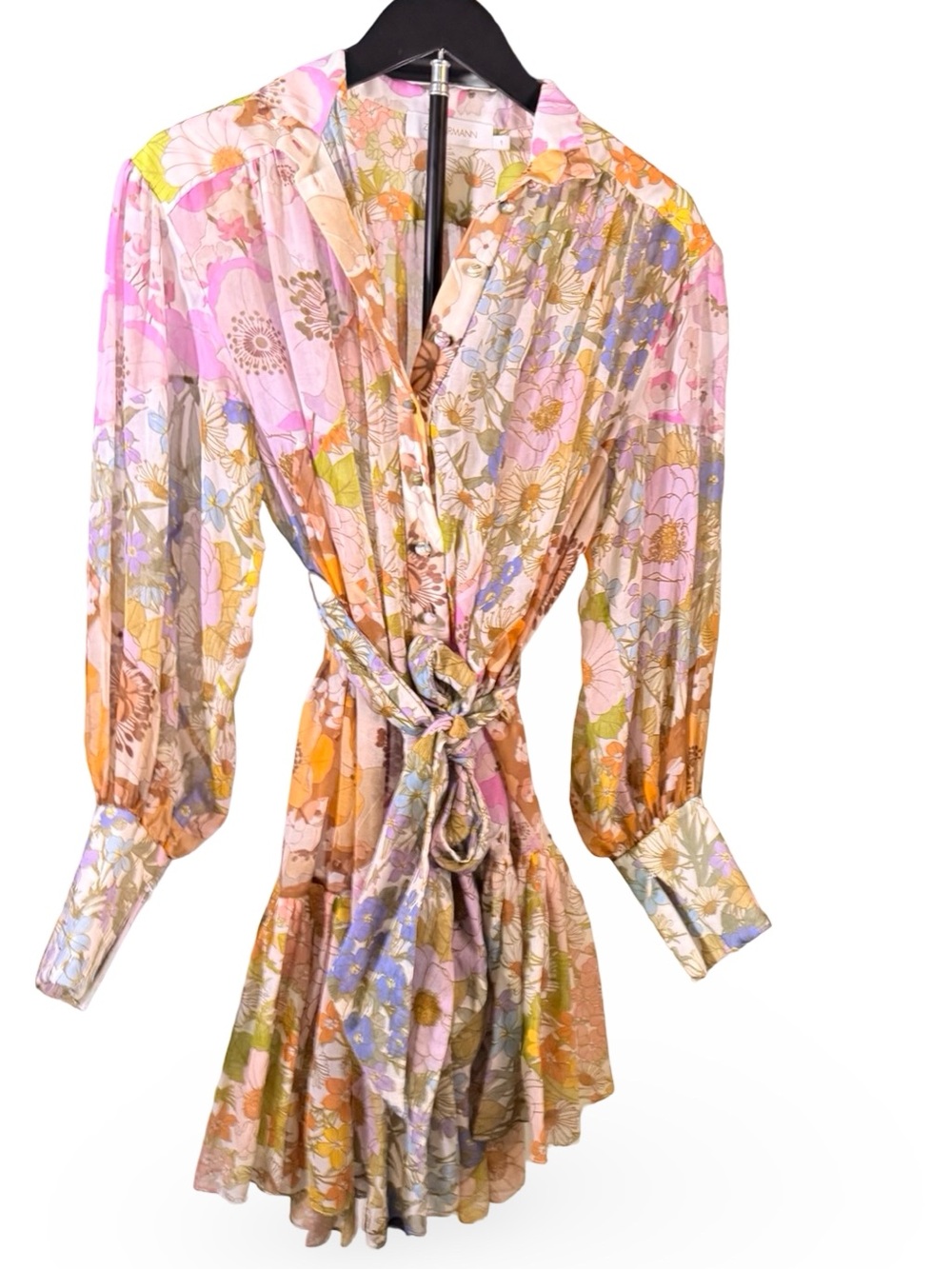 ZIMMERMANN Super Eight Lantern mini dress - Picture 2 of 5